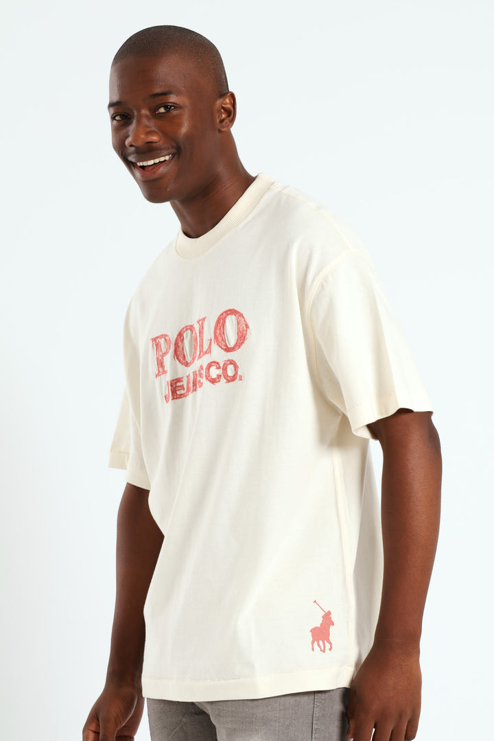 Zoli Pjc Logo Tee - Off White