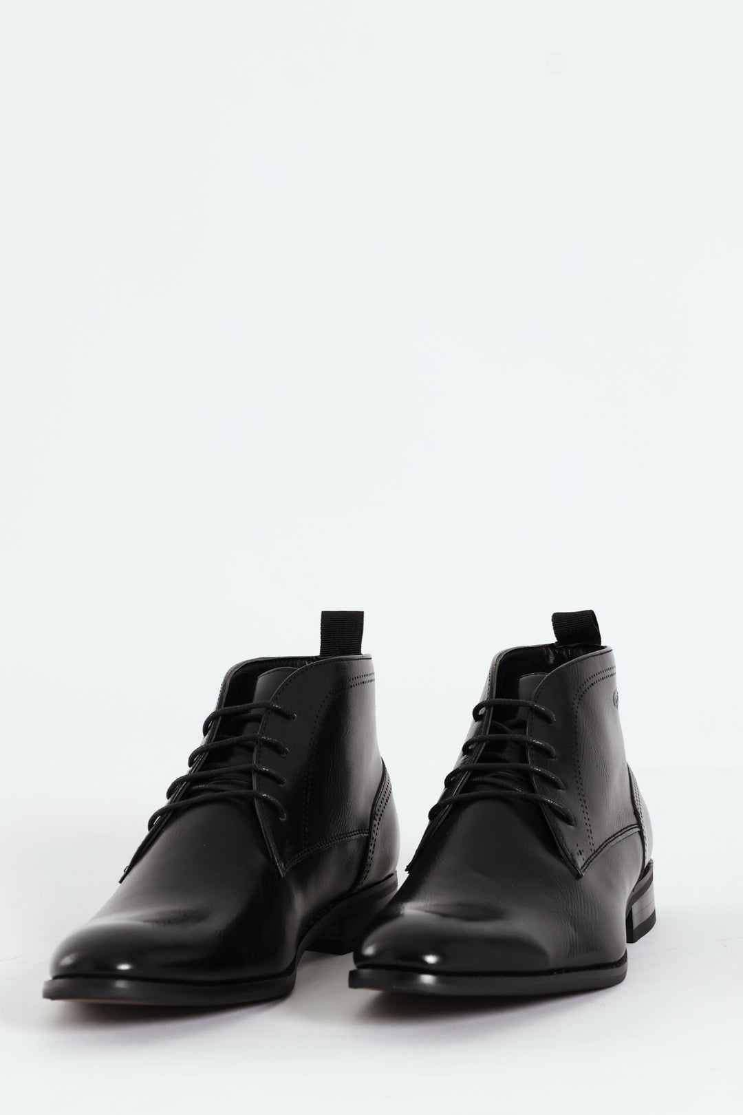 Lace Up Formal Boot - Black