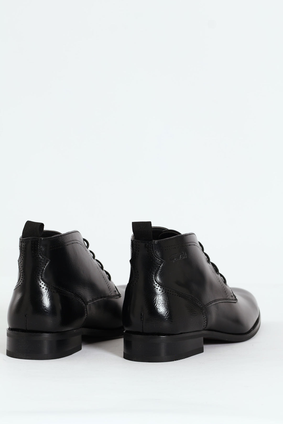 Lace Up Formal Boot - Black