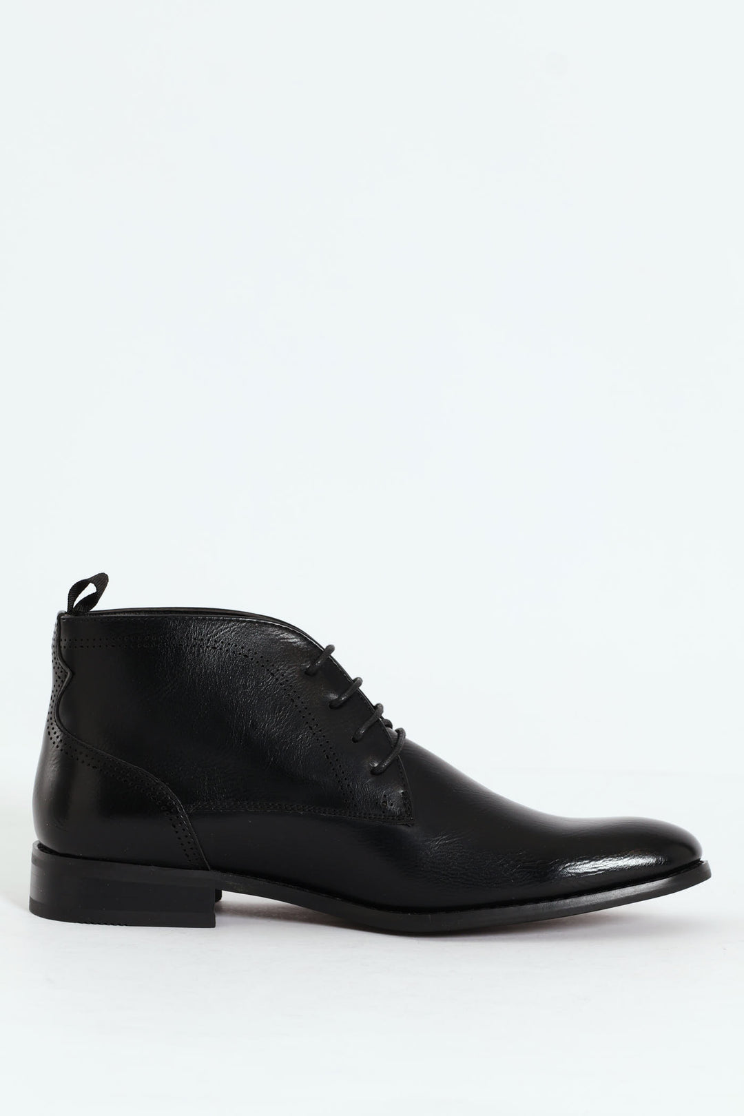 Lace Up Formal Boot - Black