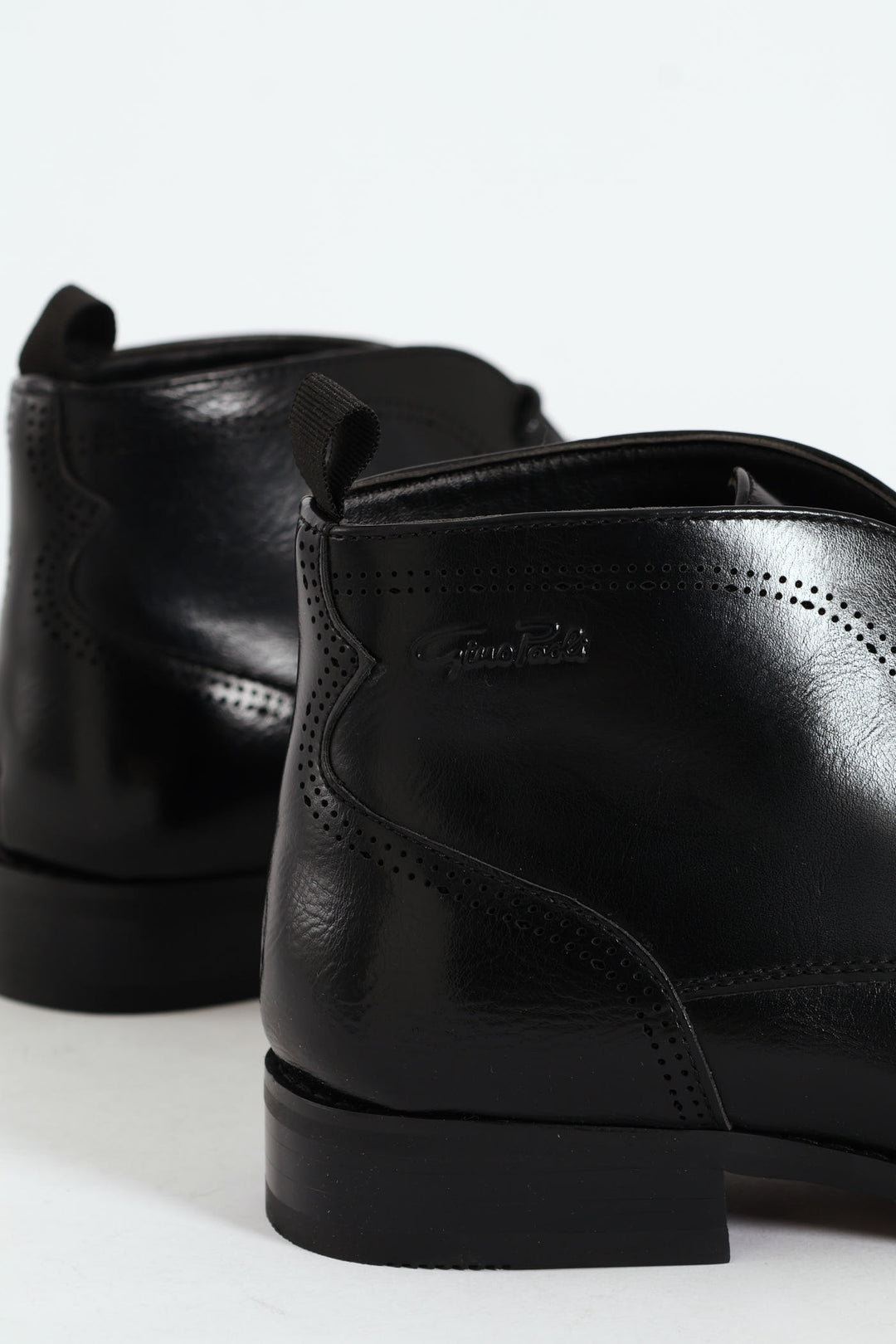 Lace Up Formal Boot - Black