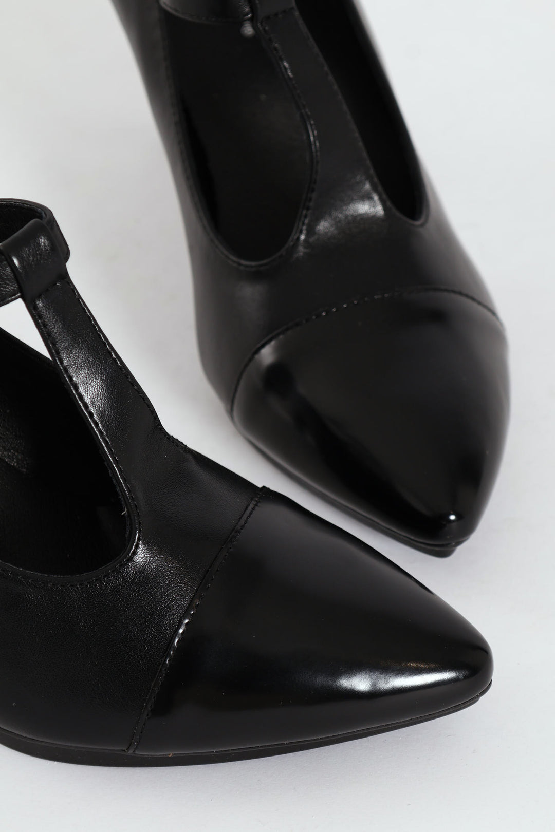 Phoenix Mary Jane T-Strap Heel - Black