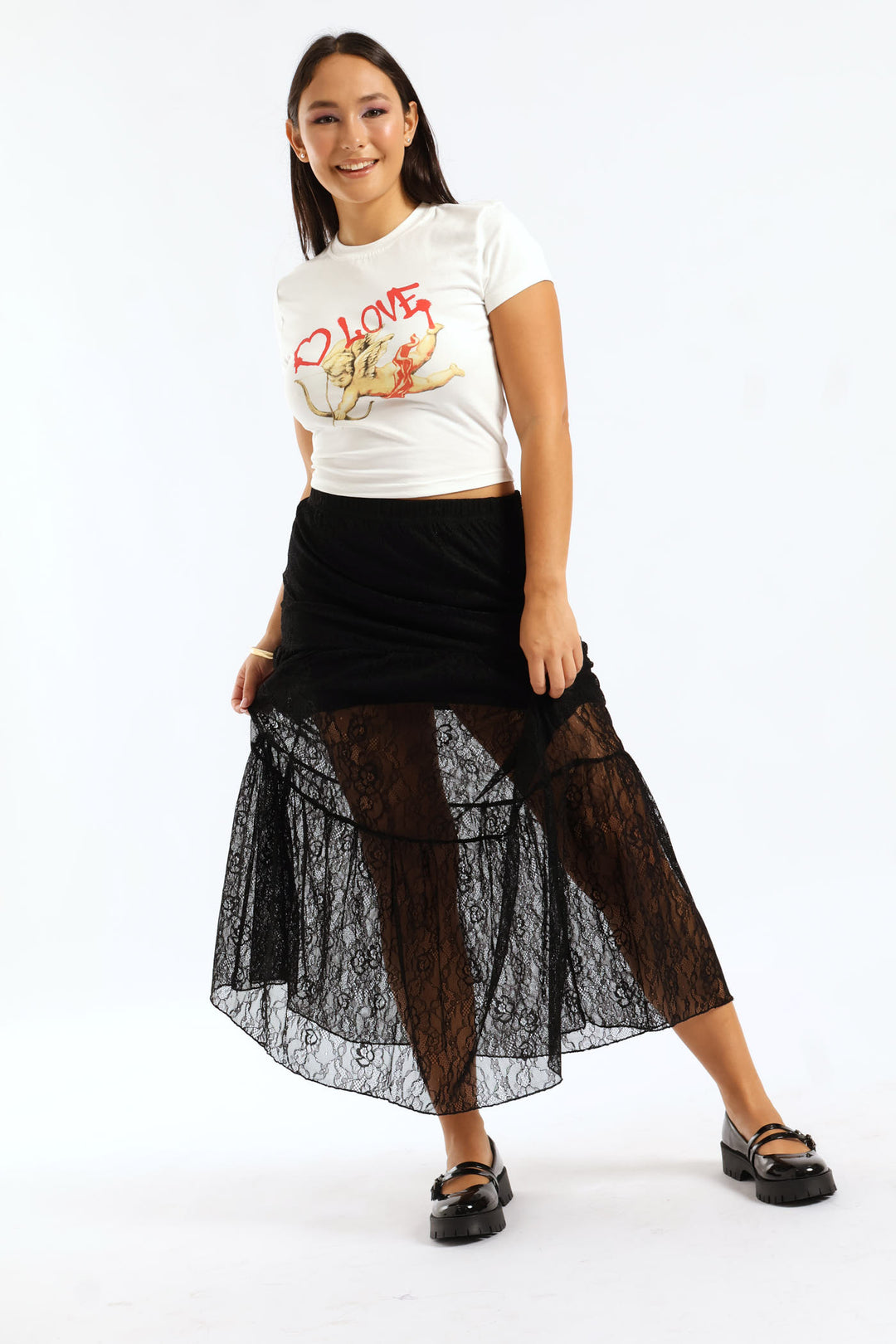 Cherub Love Baby Tee - Off White