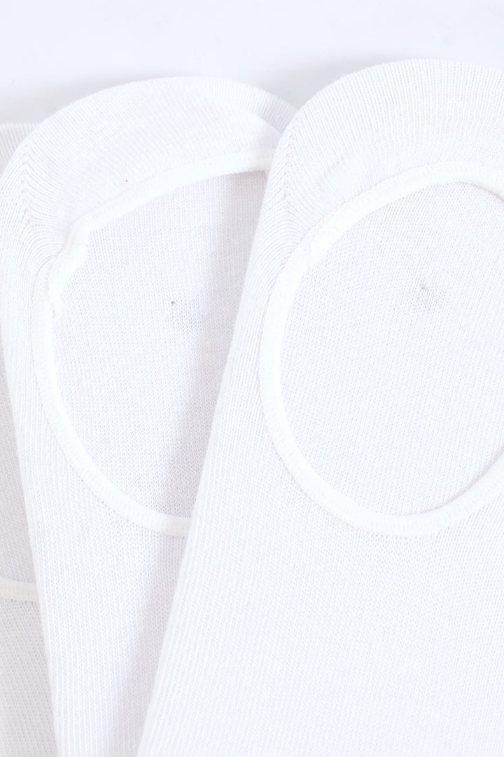 3 Pack Sneaker Socks - White