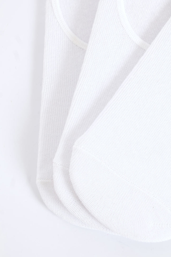 3 Pack Sneaker Socks - White