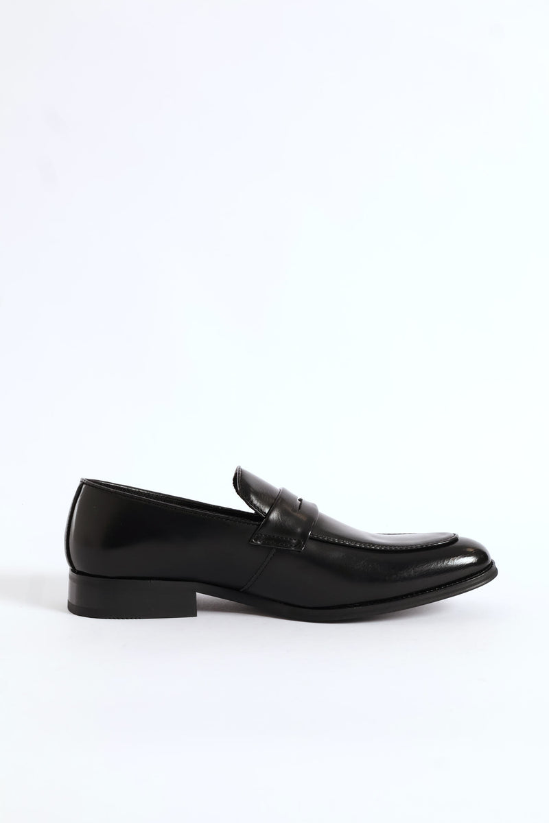 Formal Penny Moccasin - Black