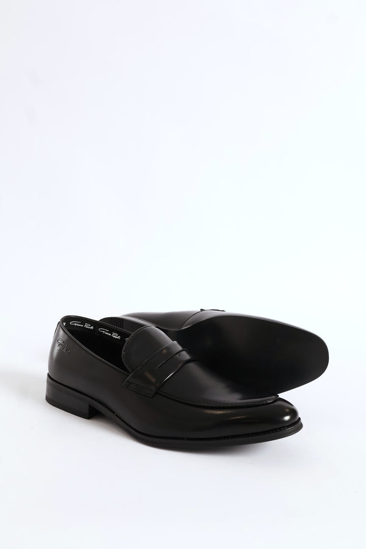 Formal Penny Moccasin - Black