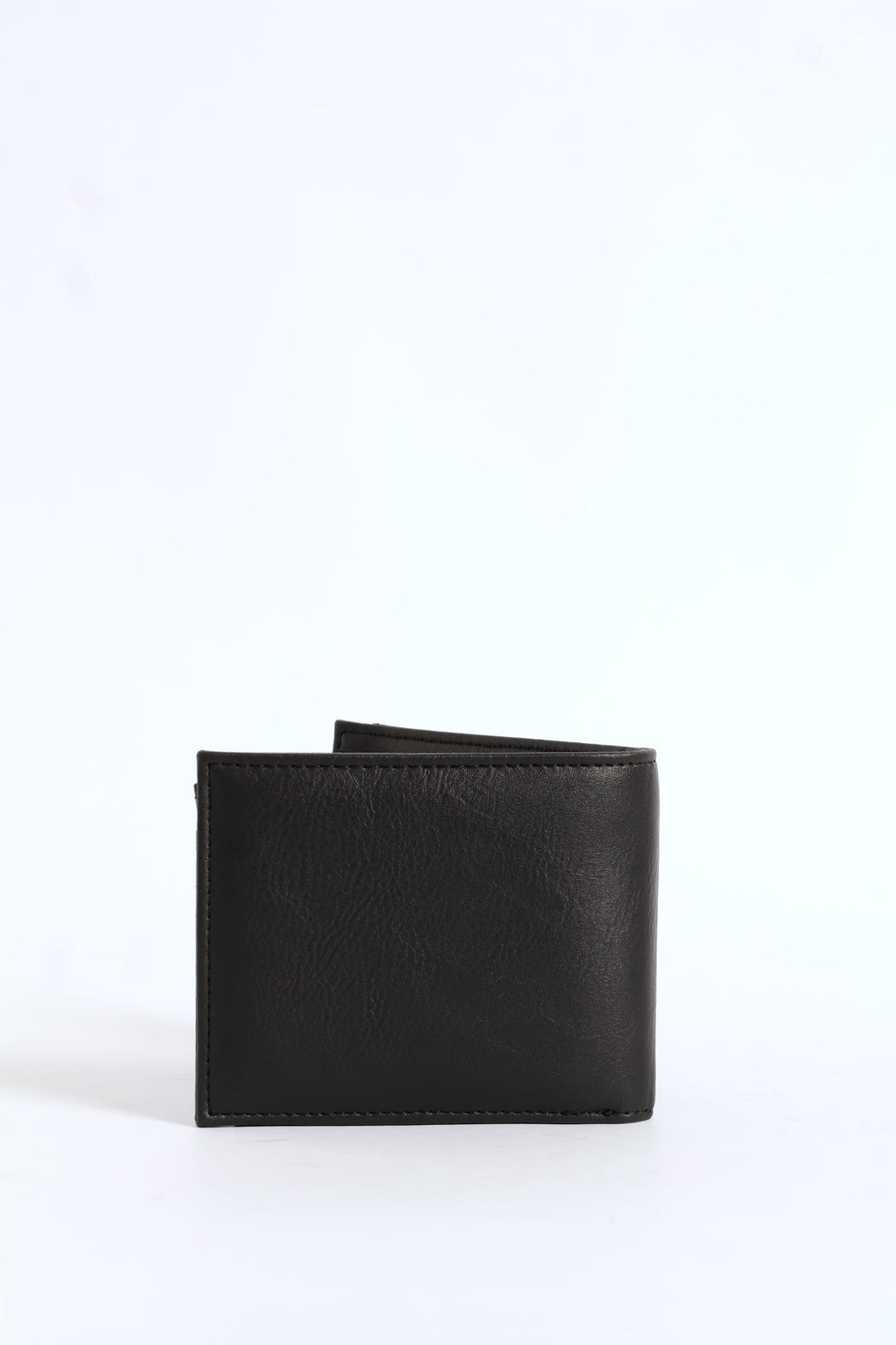 Bifold Stitched Wallet - Black