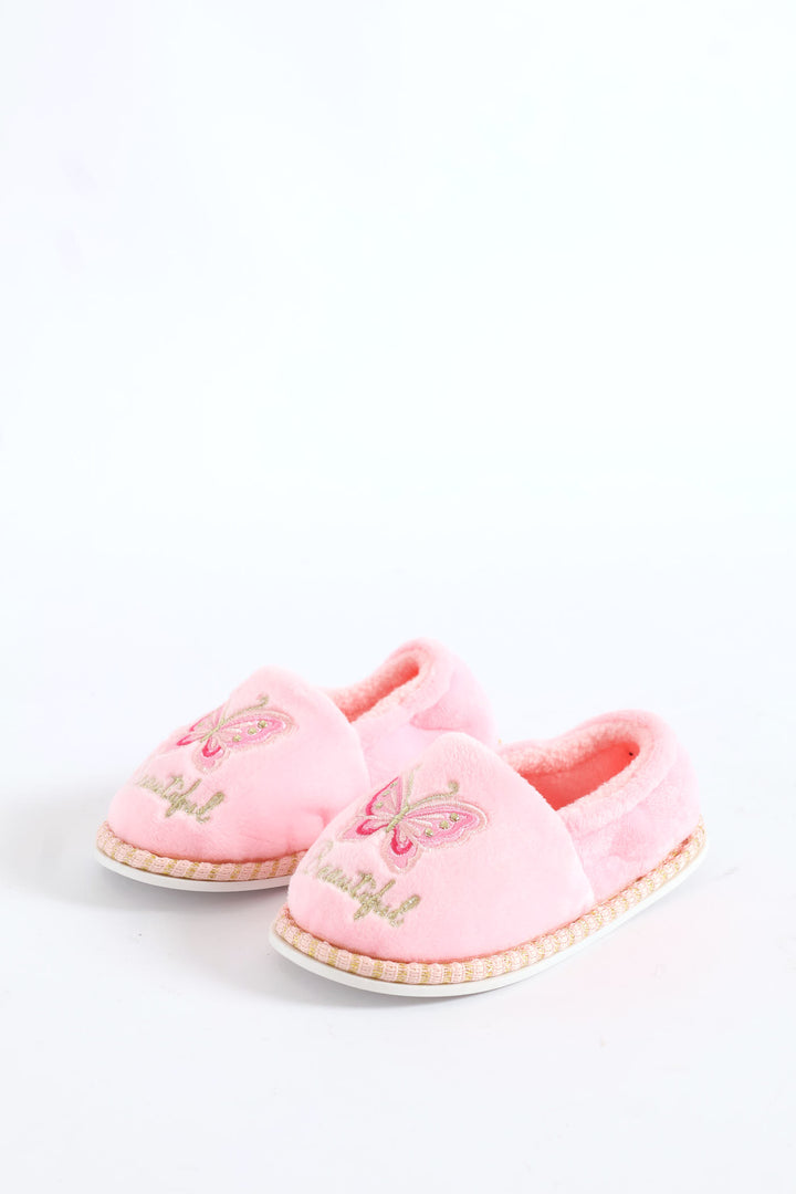 Butterfly Stokie Slipper - Pink