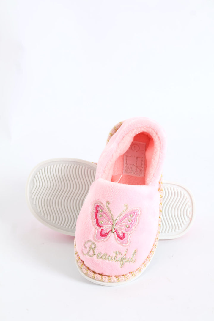 Butterfly Stokie Slipper - Pink