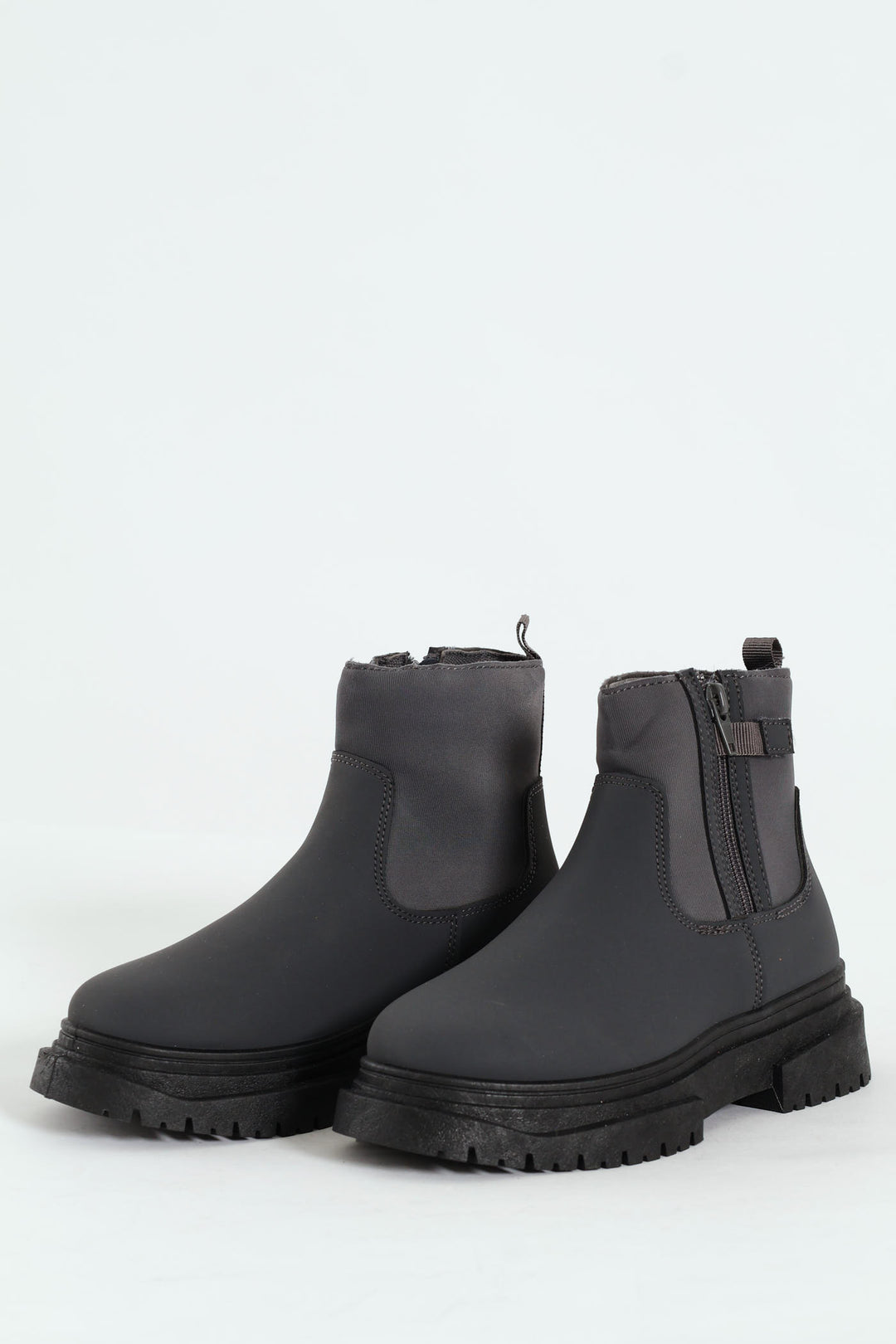 Boys Neoprene Chelsea Boot - Charcoal