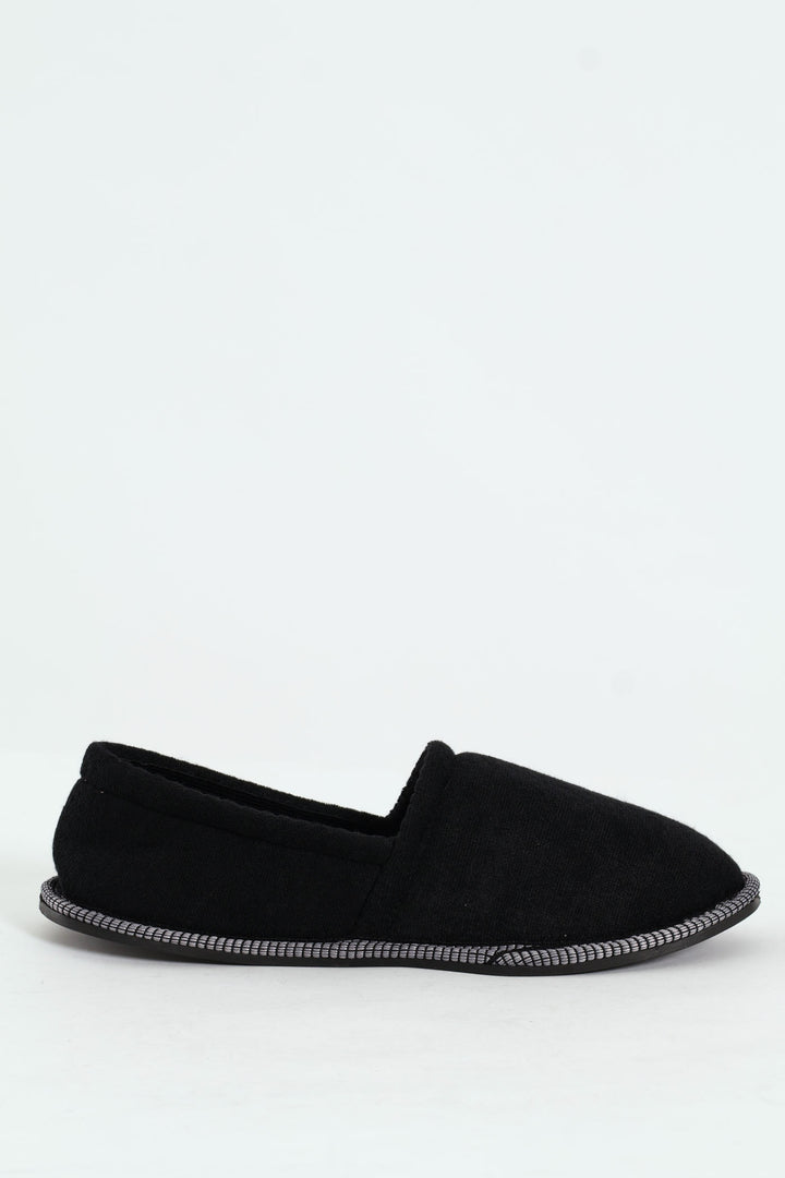 Basic Closed Back Slipper - Black
