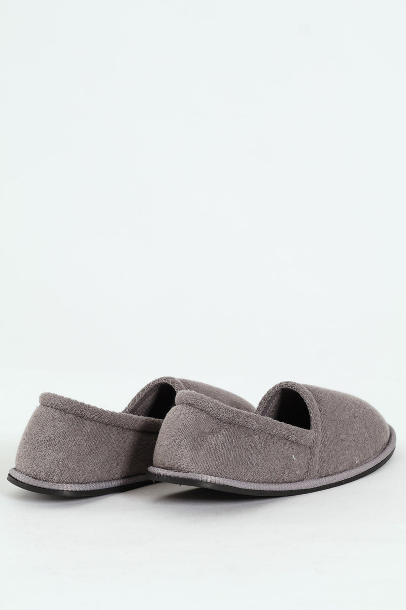 Basic Closed Back Slipper - Grey