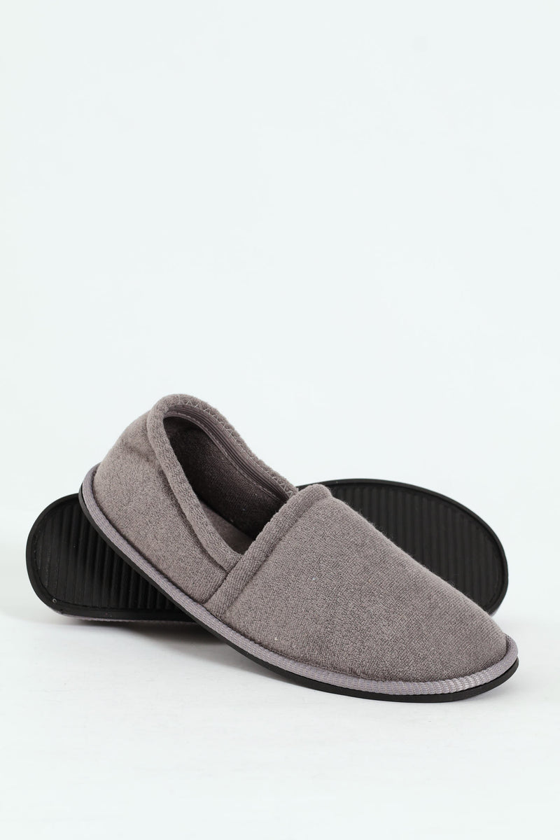 Basic Closed Back Slipper - Grey