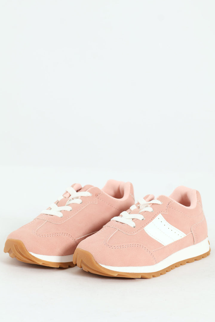 Pre-Girls Retro Sneaker - Blush
