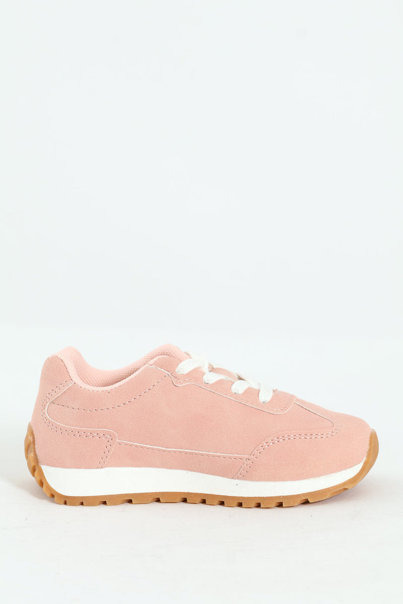 Pre-Girls Retro Sneaker - Blush