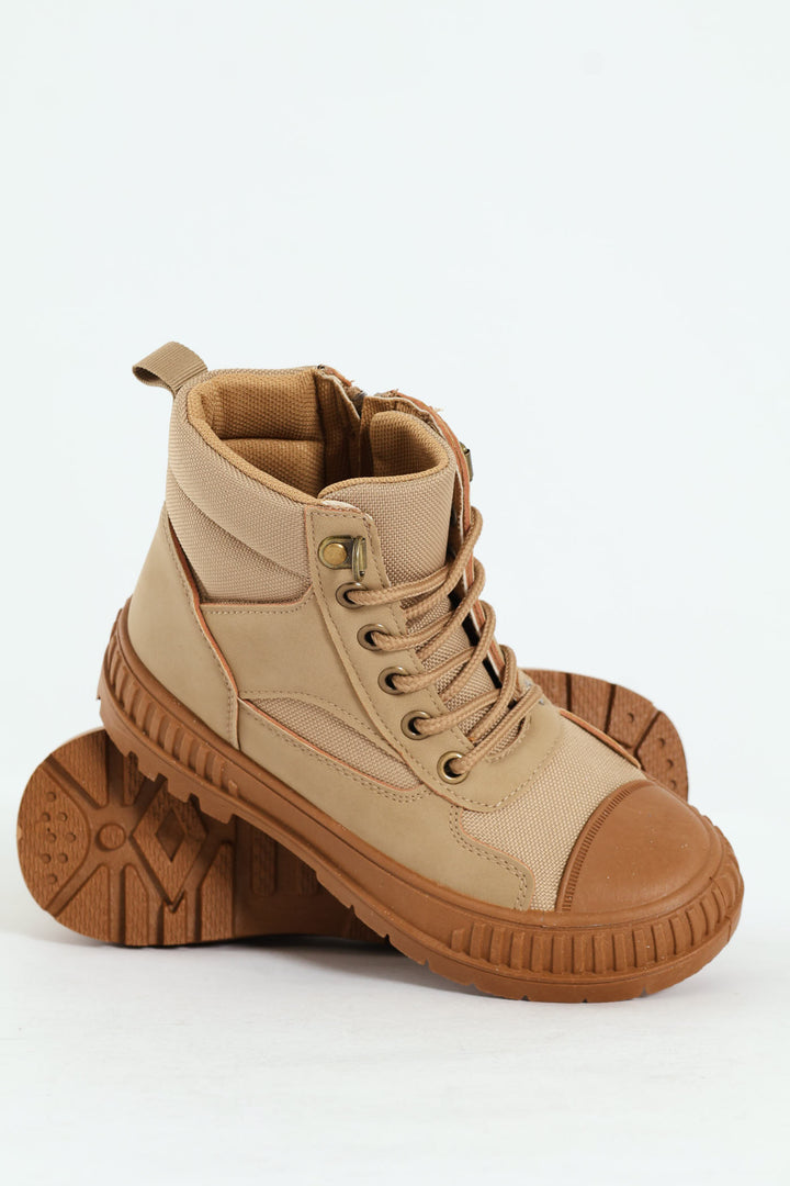 Boys Hiker Boot - Khaki
