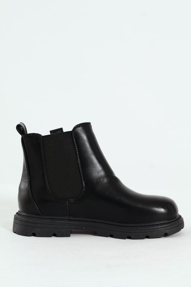 Girls Chelsea Boot - Black
