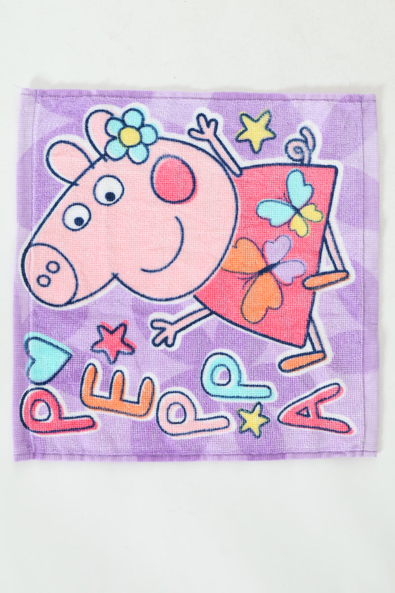 Pre-Girls Peppa Pig Face Cloth
