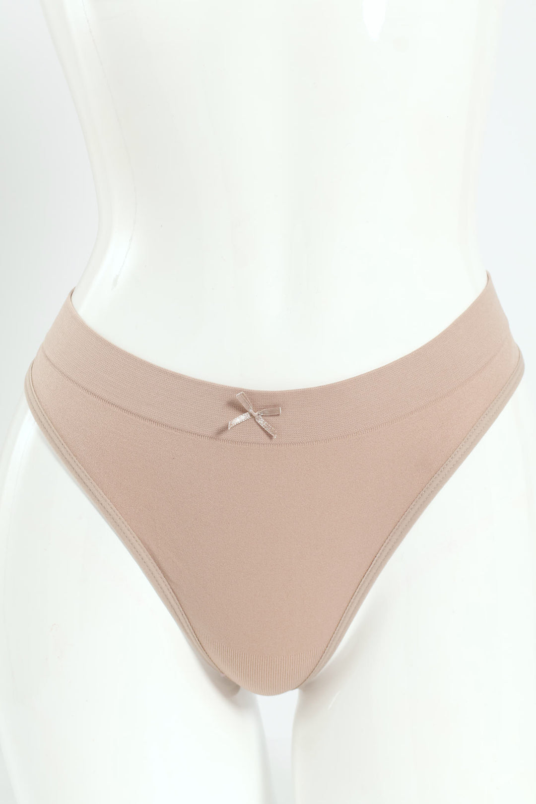 3 Pack Seamless Thong Panties - Lavender/Goat/Black