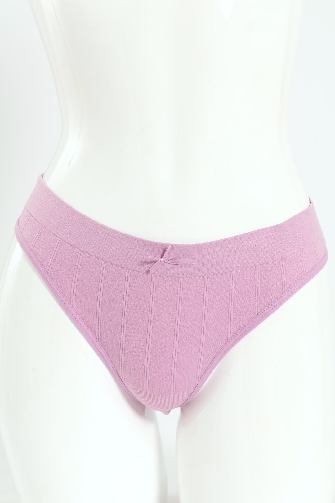 3 Pack Seamless Thong Panties - Lavender/Goat/Black