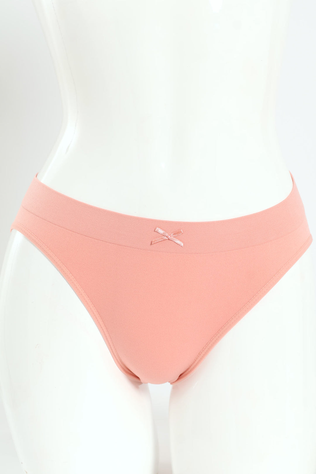 3 Pack Seamless Hi-Cut Panties - Sea/Tan/Tofu