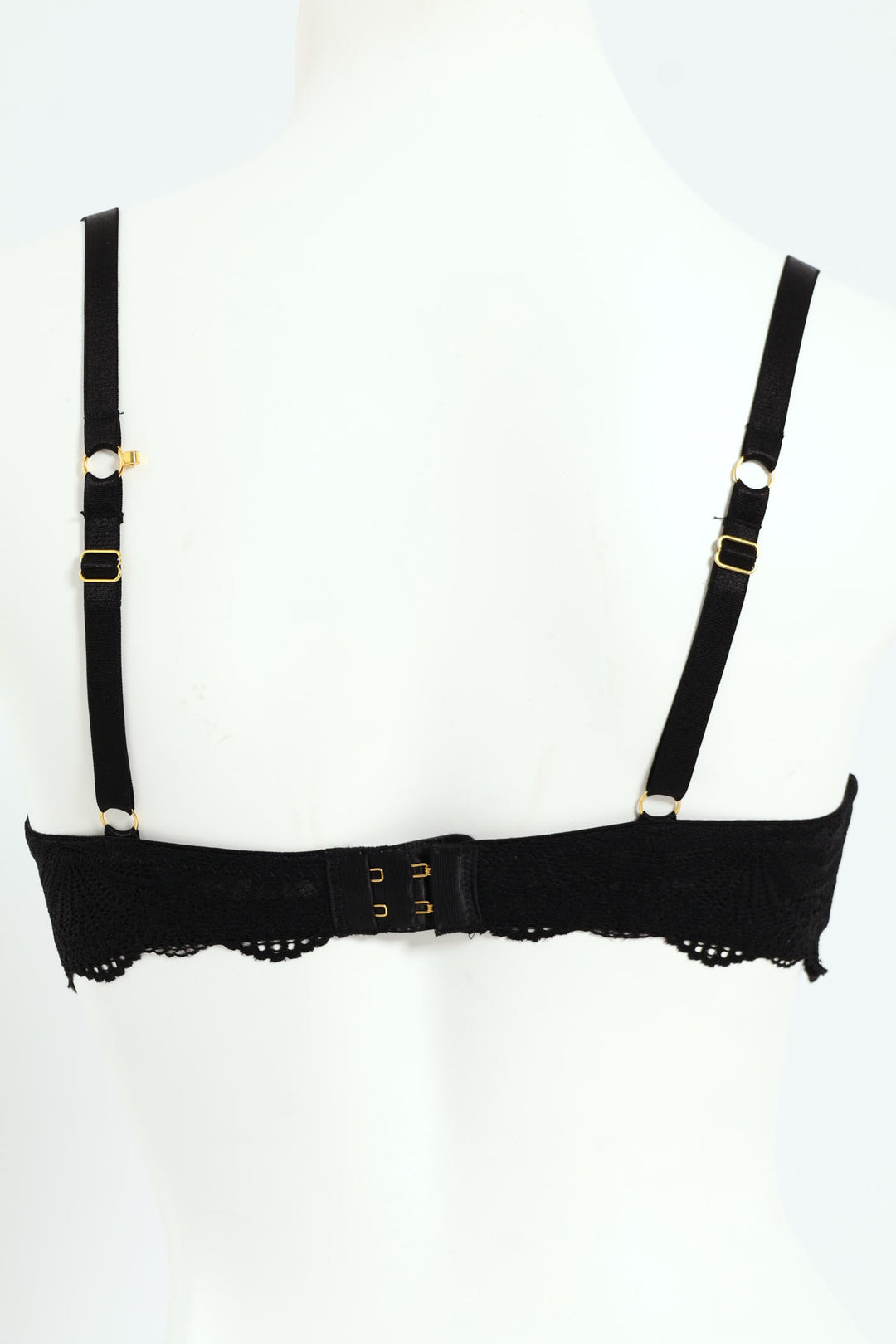 Lace Push Up Bra - Black