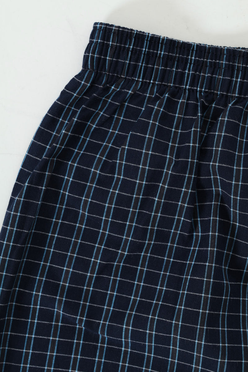 Single Fashion Woven Boxer - Blue