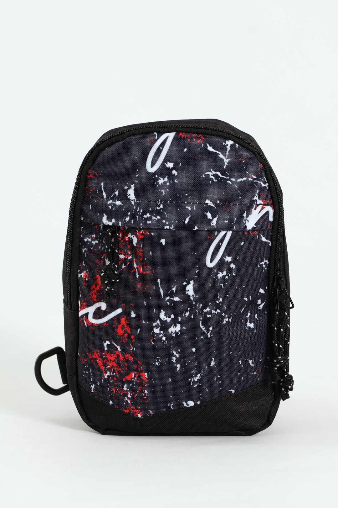 Boys Print Crossbody Bag - Black