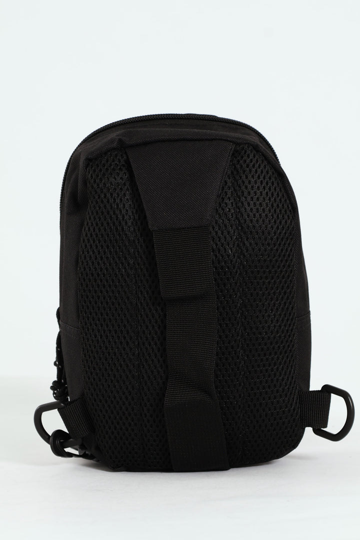 Boys Print Crossbody Bag - Black