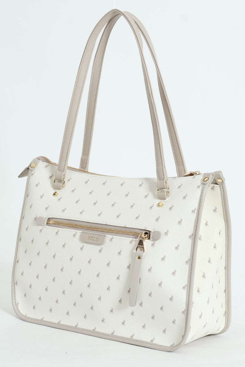 Panama Tote Bag - Grey