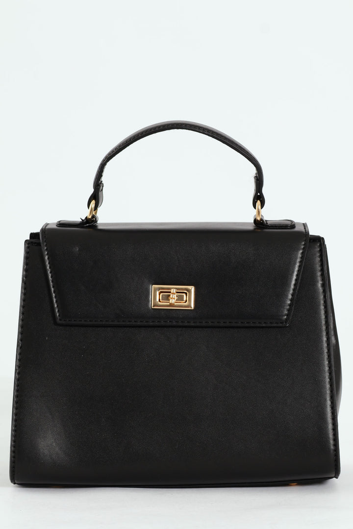 Top Handle Satchel - Black
