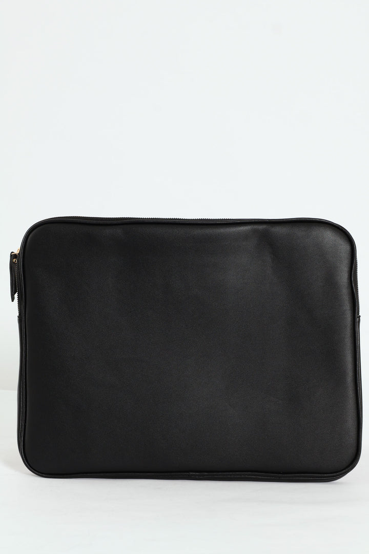 15inch Textured Laptop Bag with Coin Purse & Removable Laptop Sleeve