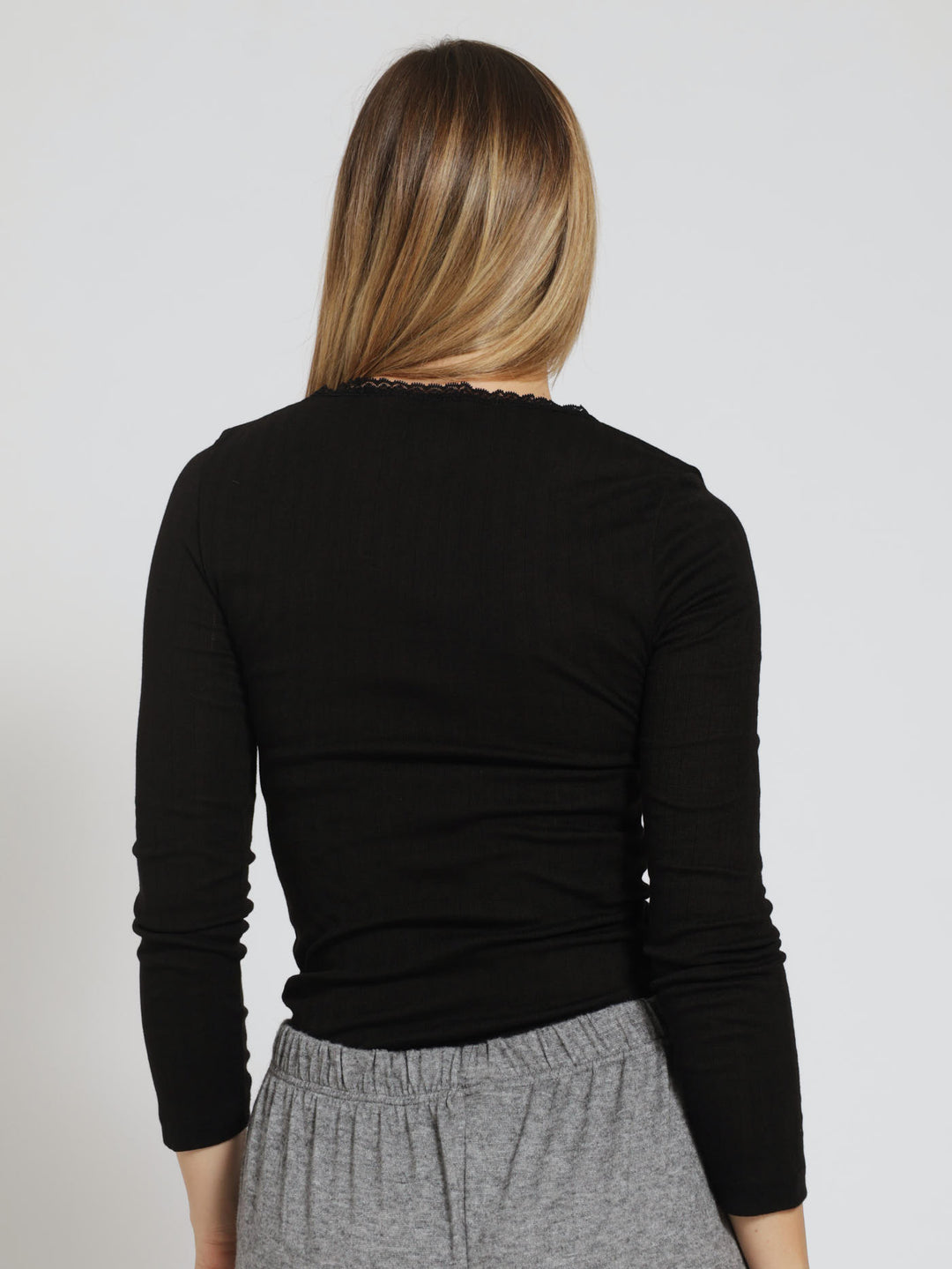 2 Pack Long Sleeve Thermal Spencer Slip - Mocha/Black
