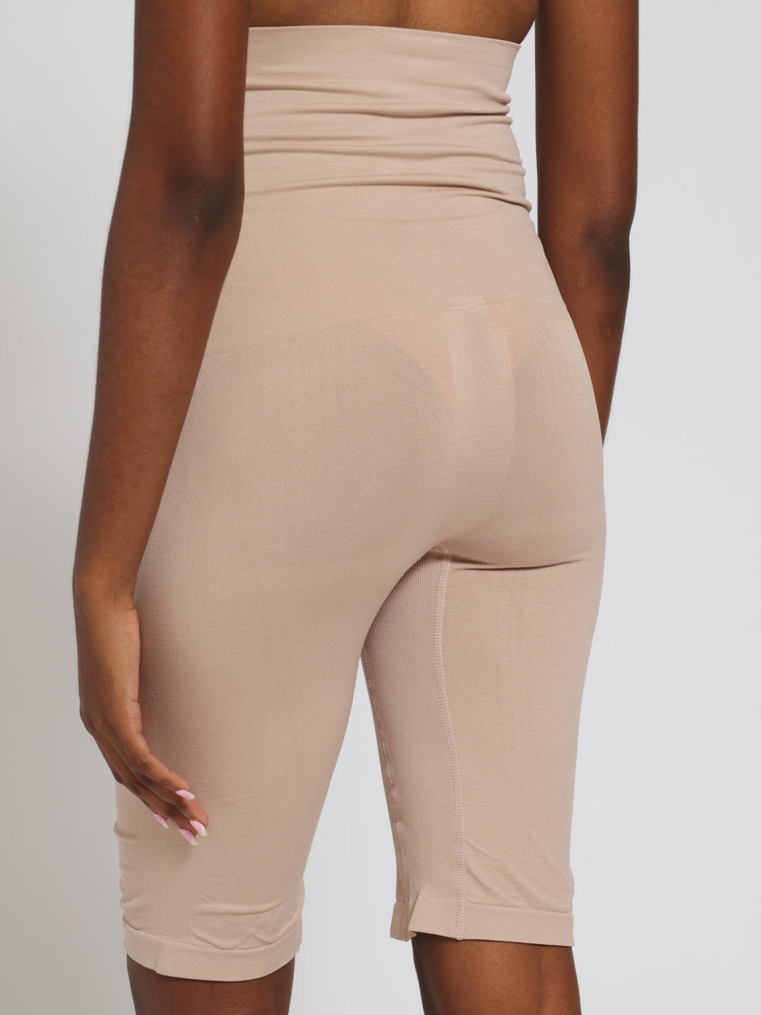 Seamless Extra Length Leg Shaper - Mocha