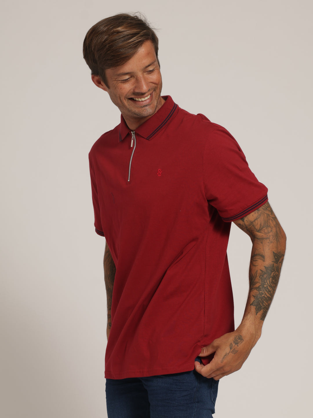 Zip Golfer - Deep Red