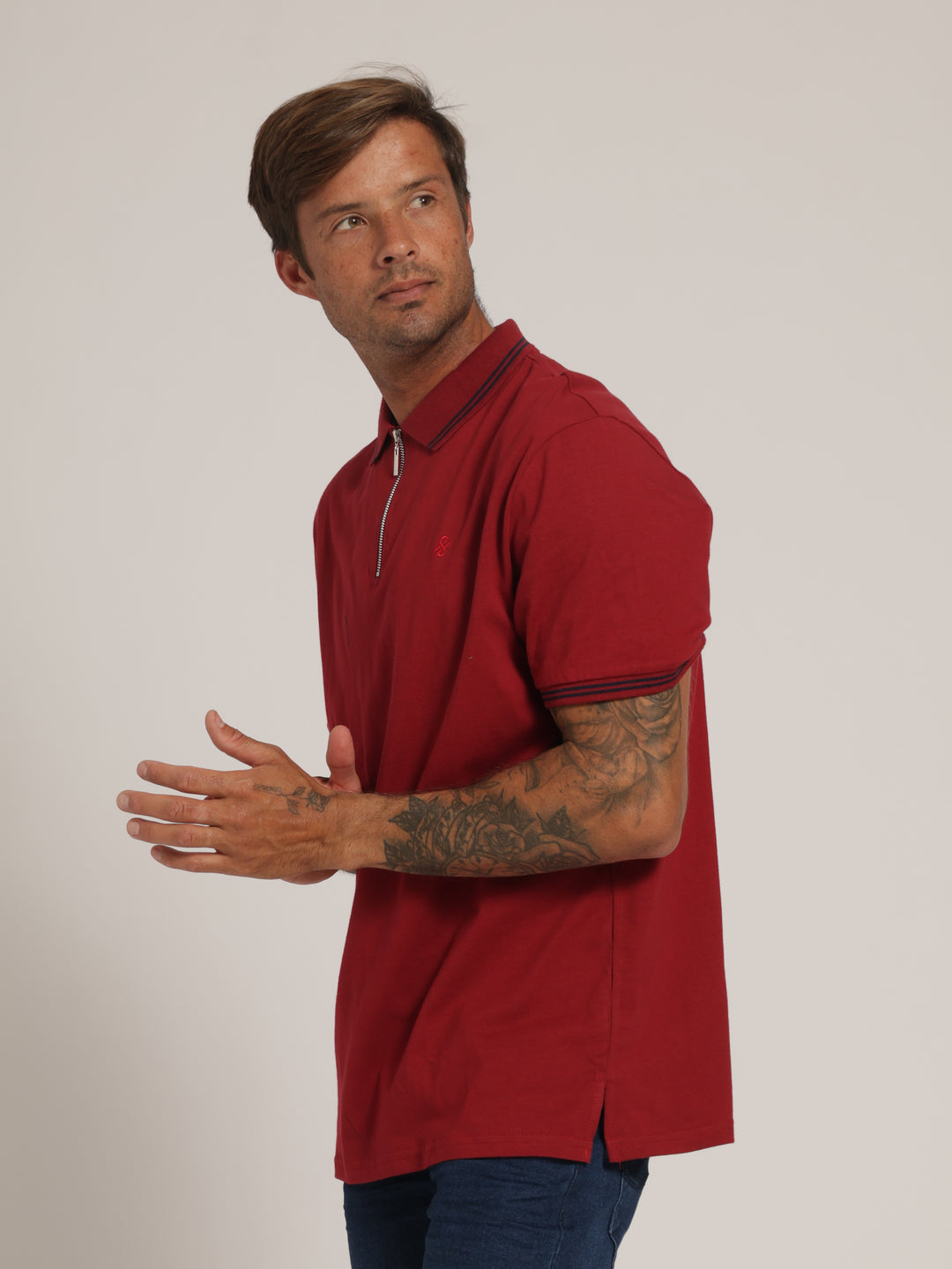 Zip Golfer - Deep Red