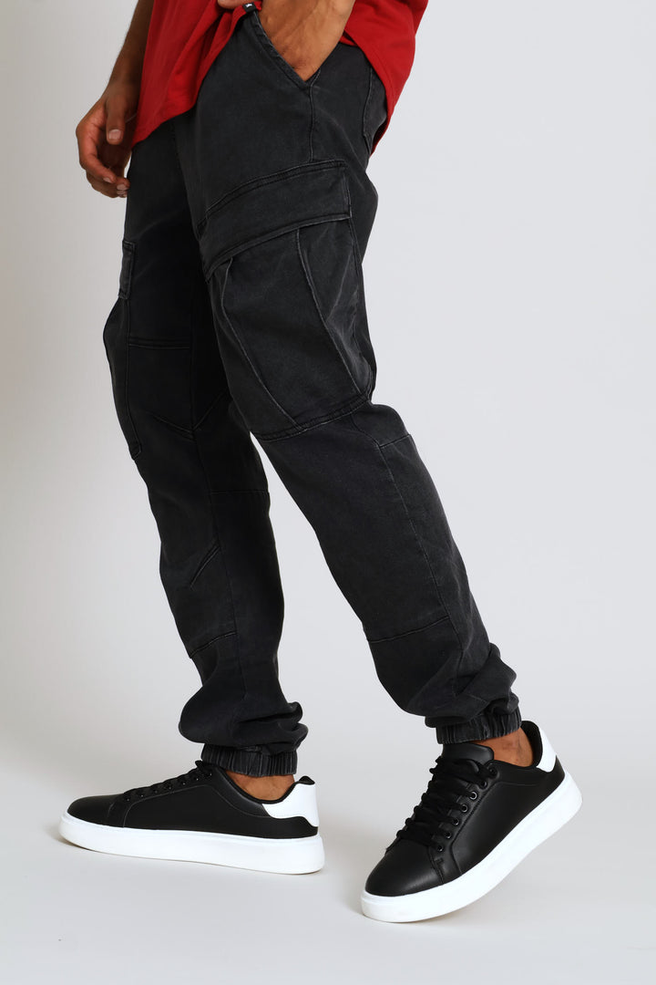 Cargo Knit Denim - Black