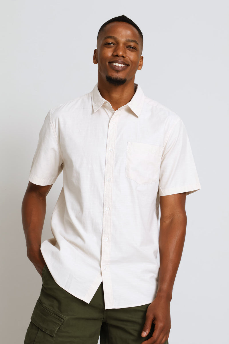 Ringspun Slub Shirt - Stone
