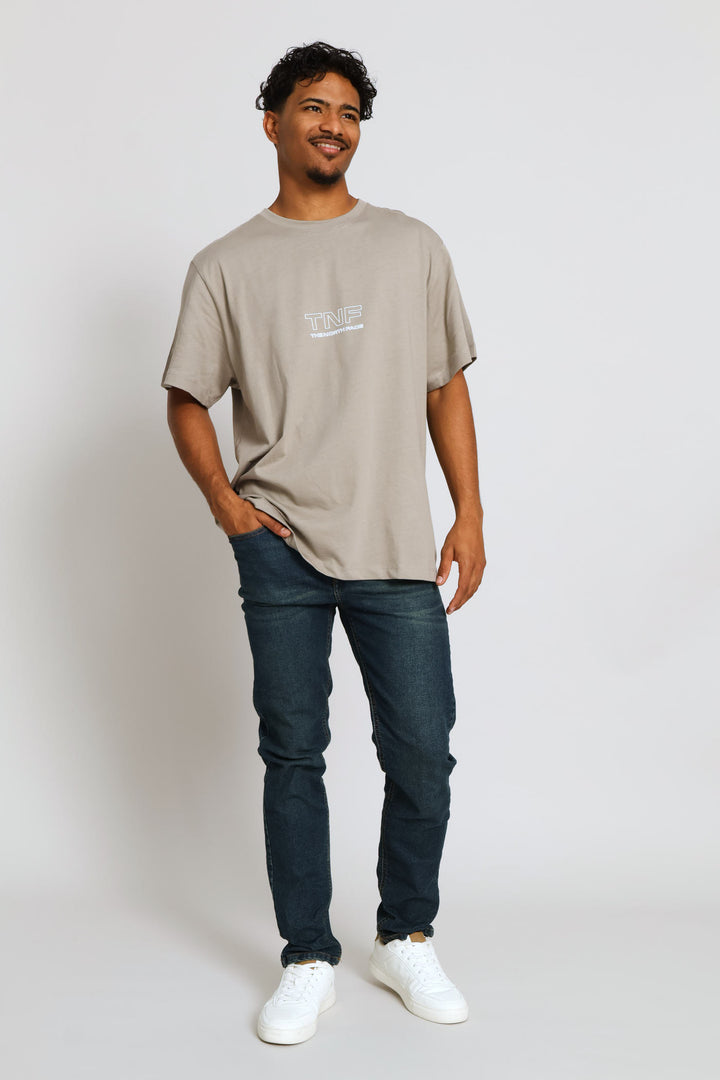 U Zumu 2.0 Relaxed Tee - Stone