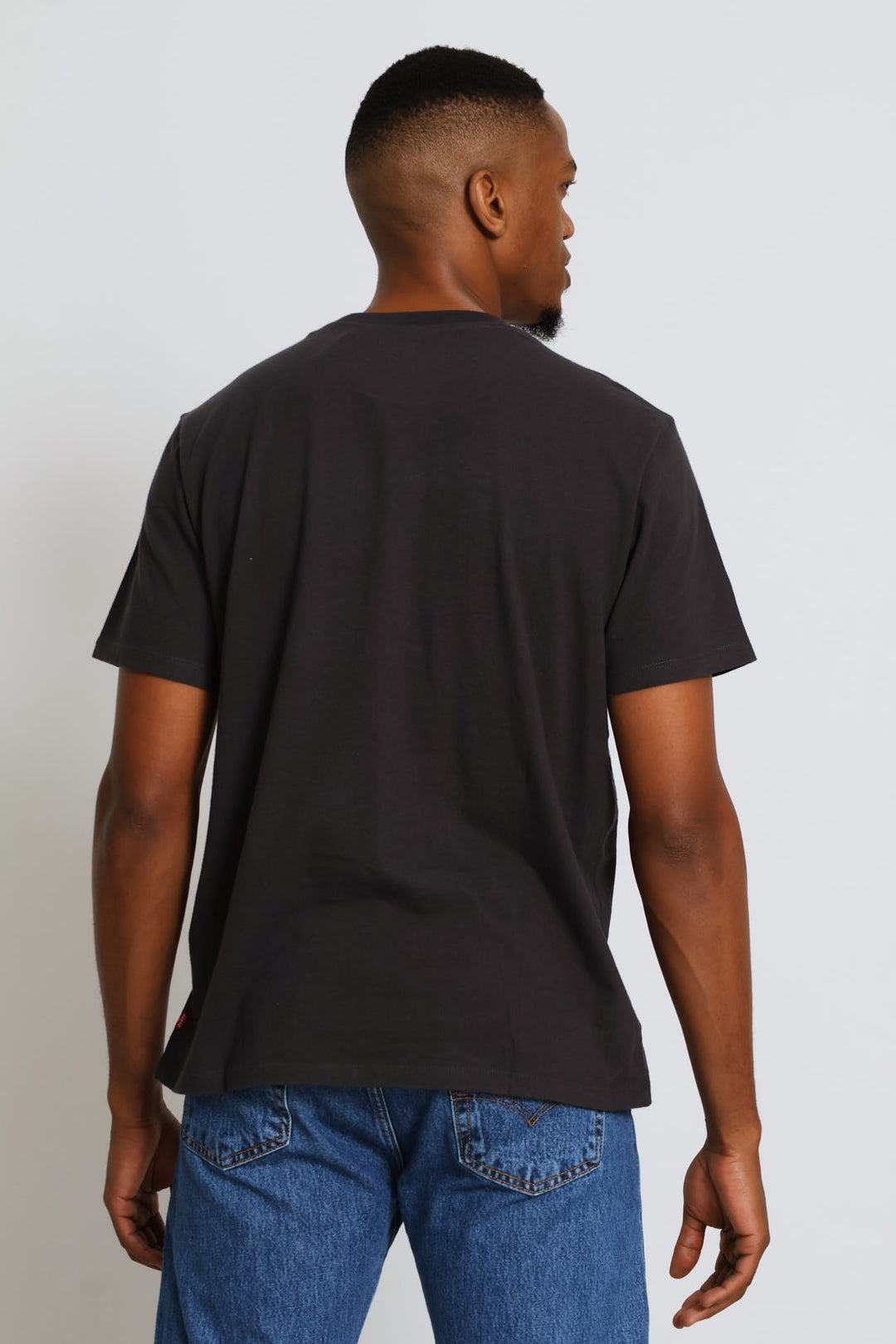Graphic Blurred Tee - Black