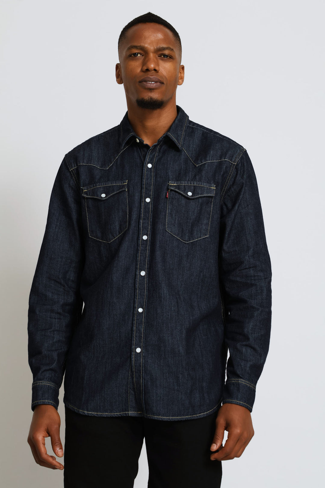 Std Za Classic Western Shirt - Indigo