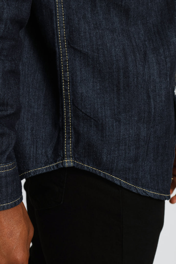 Std Za Classic Western Shirt - Indigo