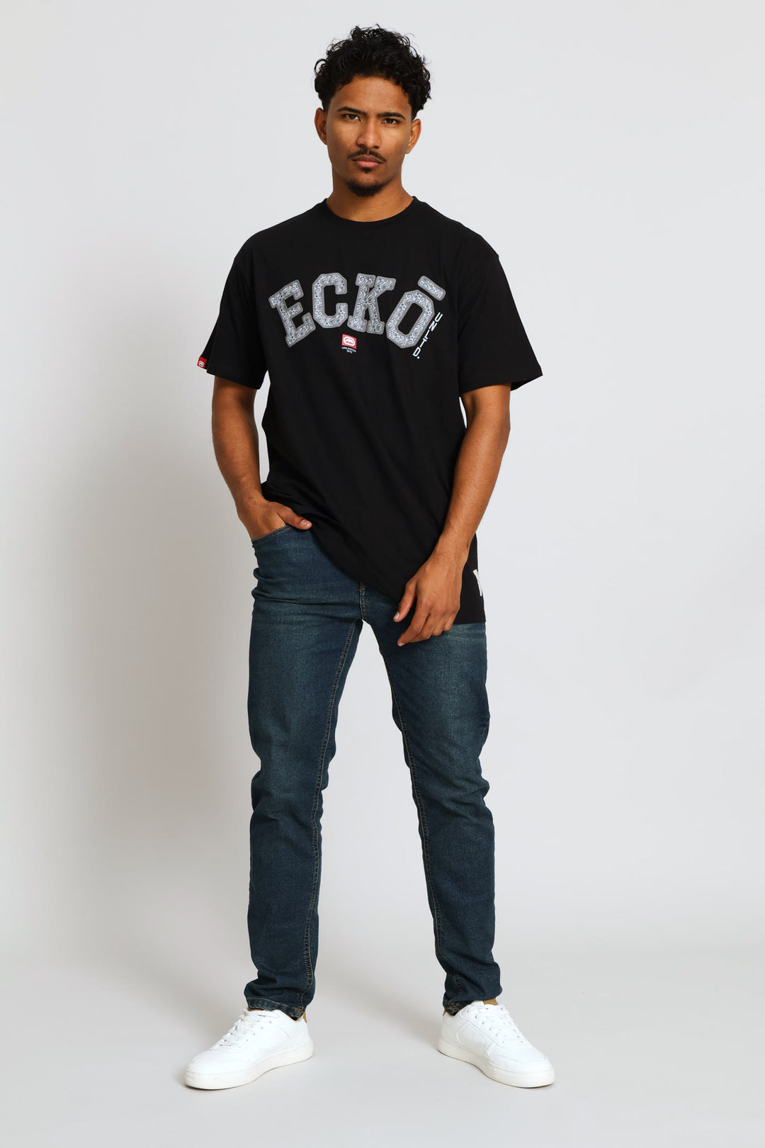 Embroidered Tee - Black