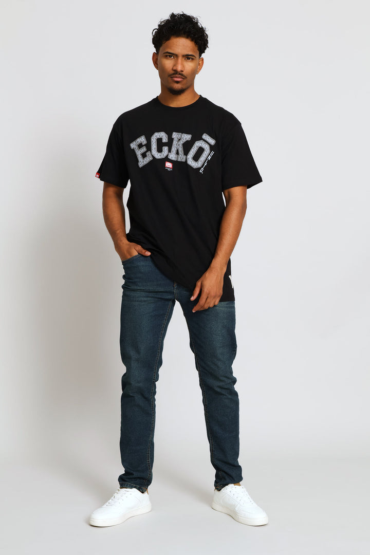 Embroidered Tee - Black