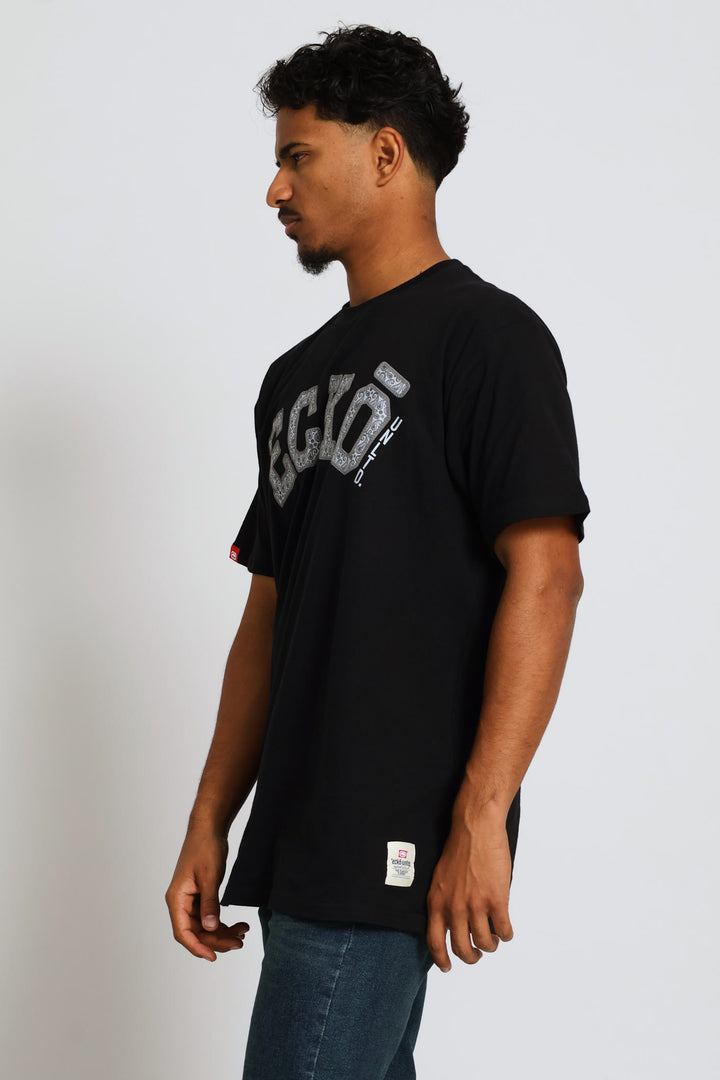 Embroidered Tee - Black