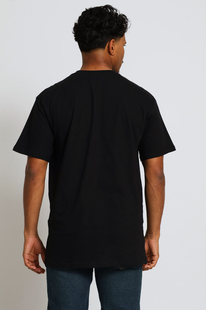 Embroidered Tee - Black