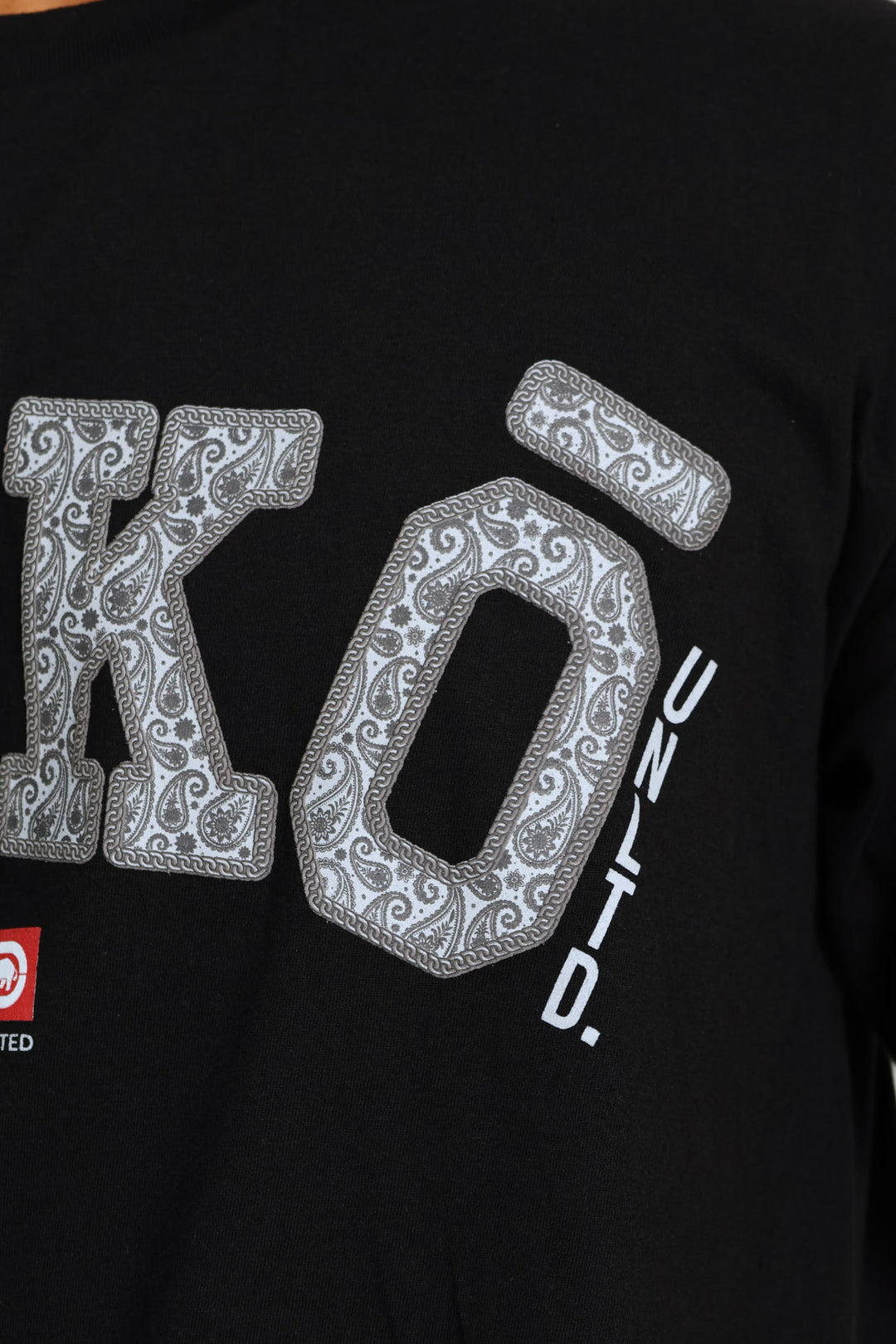 Embroidered Tee - Black