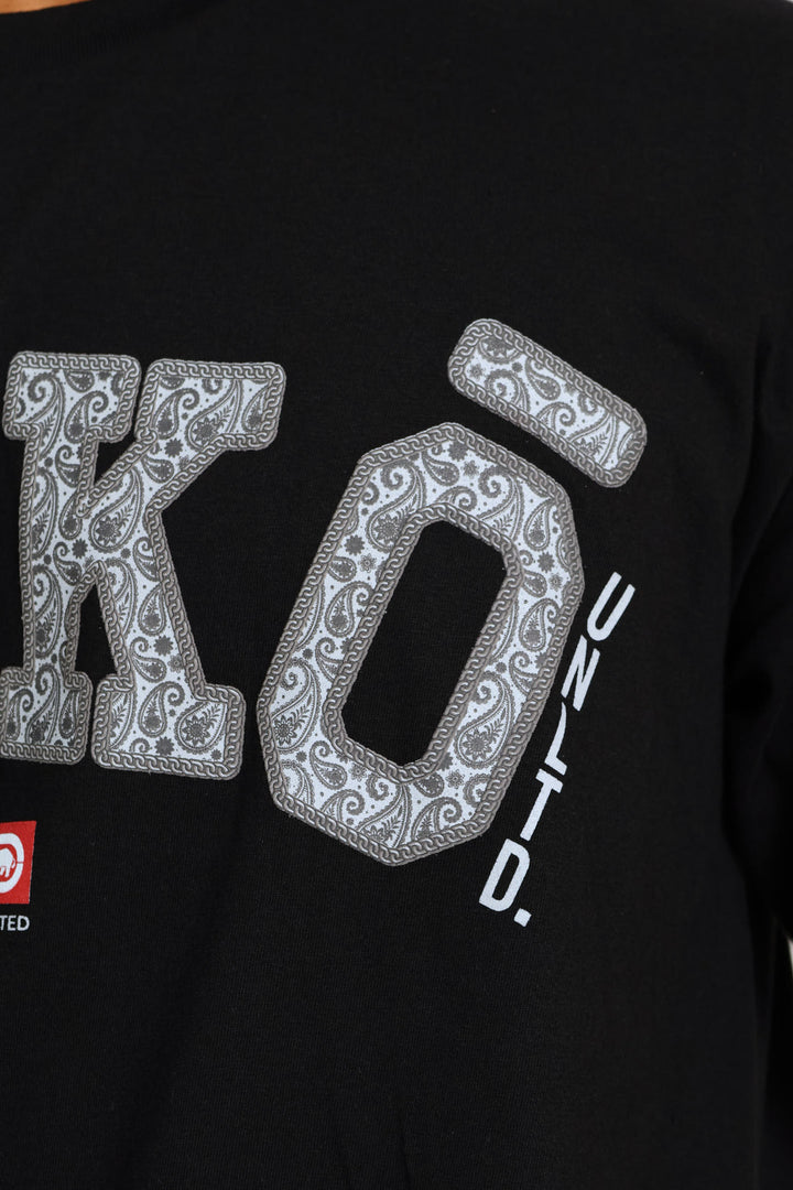 Embroidered Tee - Black