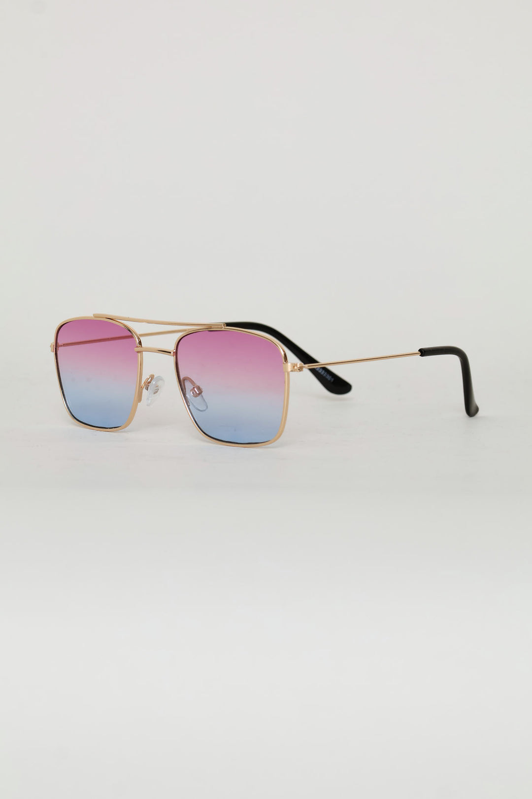 Girls Gold Tips Ombre Aviator Sunglasses - Multi